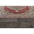 thumbnail image 4 of Allstar 5x7 Traditional Accent Rug in Vermilion with Ivory Persian Nain design (4' 11" x 7' 0"), 4 of 9