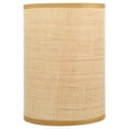 thumbnail image 3 of Howish long lamp shades Chandelier Rattan Woven Lampshade E27/E14 Clip On Pendant(8.07"X5.51"X5.51"), 3 of 8