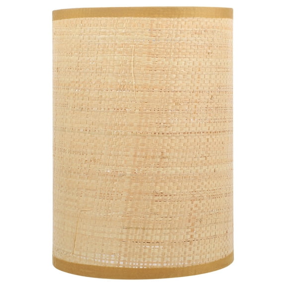 Hemoton Woven Lampshade Decorative Rattan Lamp Shade for E27/E14 Table Lamps Floor Lights