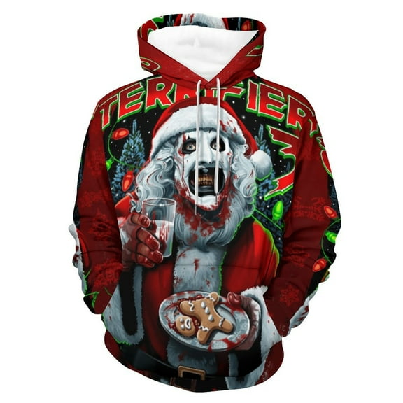 Terrifier 3 Hoodie Unisex 3d Novelty Hoodies Graphic Hoodies Pullover Sweatshirts For Men Women Teen S