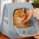thumbnail image 4 of Pisexur Suministros para mascotas Mochila para mascotas, jaula para gatos, bolsa antiarañazos para gatos, bolsa plegable de viaje para perros, gatos y animales.perros, gatos y animales, 4 of 6