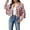 A-Pink73, variant on Bibifish Womens Jackets Fringe Faux Leather Jackets Long Sleeve Lapel Neck Fall Winter Trendy Tassel Motorcycle Cropped Coats