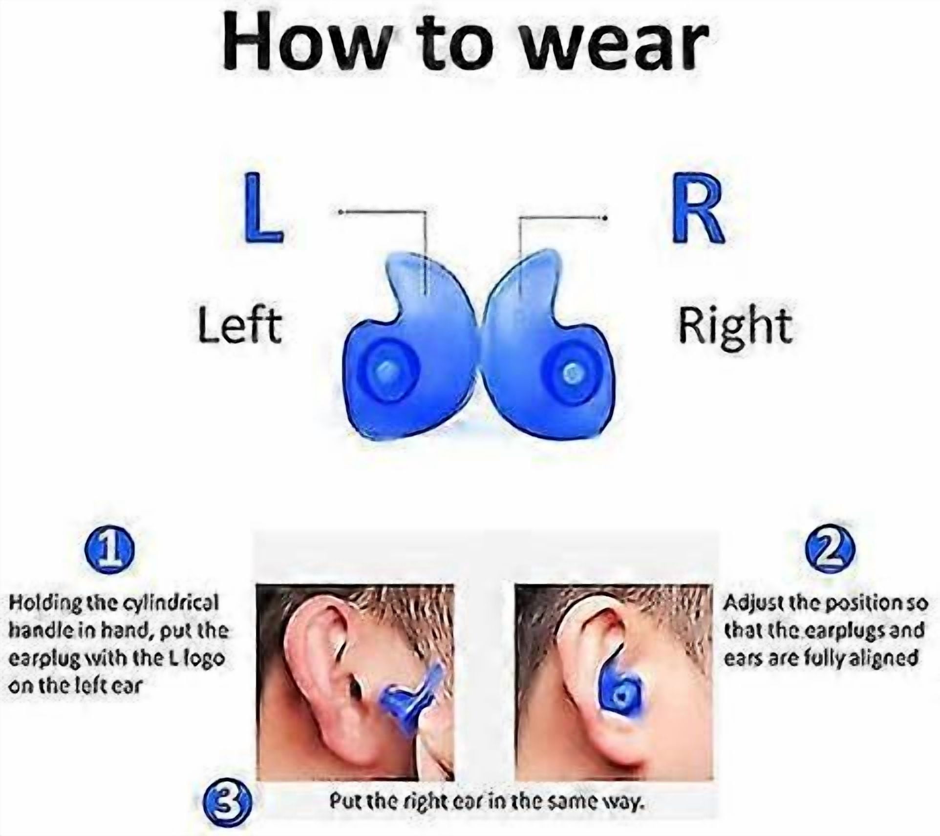 Swimming Ear Plugs,5-pairs Packwaterproof Reusable Silicone Swimming Earplugs For Swimming Showering Bathing Surfing Snorkeling And Other Water Sports