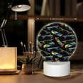 thumbnail image 6 of Pofeuu Colorful Skateboard Print LED Christmas Night Light Lamp Base Gift DIY 3D Clear Acrylic Blank Engrave Sheets for Room Cafe Bar Birthday Party Decoration, 6 of 9