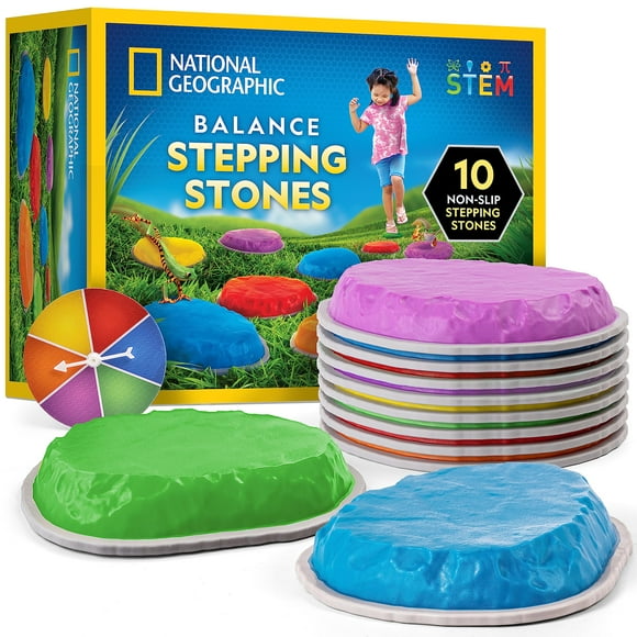 Stepping Stones: NATIONAL GEOGRAPHIC para niños: habilidades de equilibrio