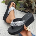 thumbnail image 6 of Wovix Women'S Slipper Open Toe Platform Walking Sandals Casual Shoes Trendy Streetwear Daily Wear Black 36, 6 of 9