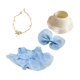 thumbnail image 4 of Conjunto De Ropa Para Muñecas De Niña, Tocado Con Lazo, Vestido De Tul, Decoración Para Muñecas De Años, 8 A 10 Años, Estilo E, 4 of 8