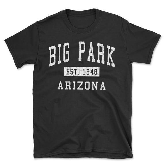 Big Park Arizona Classic Established Men's Cotton T-Shirt