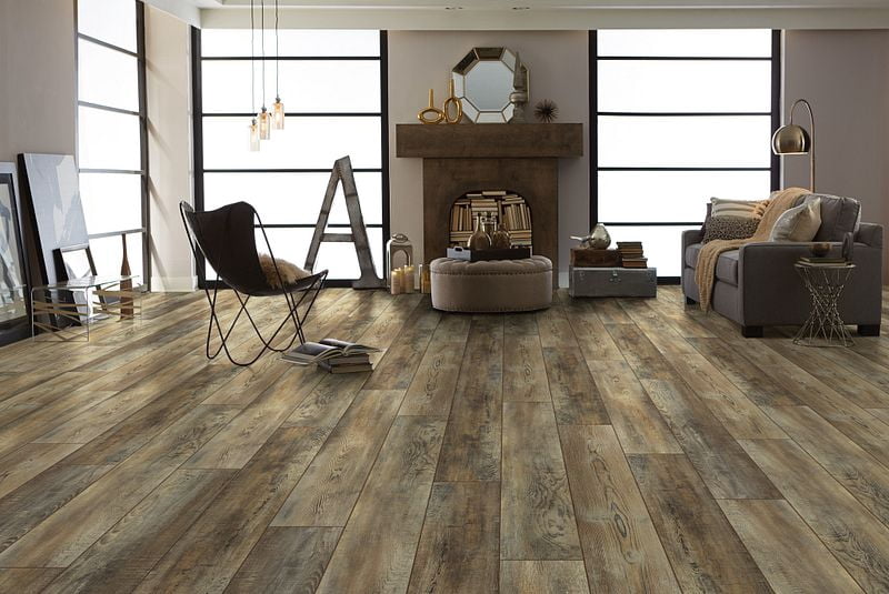 Shaw Floors Frontier 7 in. x 8 in. Thicket, Luxury Vinyl Plank Sample