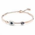 thumbnail image 3 of Swarovski Women's Blue Evil Eye Gold Bangle Bracelet, 3 of 4