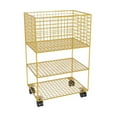 thumbnail image 1 of Colaxi Yoga Mat Storage Rack Fitness Dumbbell Rack for Resistance Bands Kettlebells Gold, 1 of 8