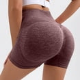 thumbnail image 2 of Npasoilc Yoga Biker Shorts For Women Workout Shorts Seamless Butt Lifting Gym Athletic Shorts Women'S Solid Color Hip Lift Fitness High Waist Stretch Exercise Yoga Pants, 2 of 3