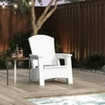 thumbnail image 4 of Suncast Adirondack Chair with Storage – Outdoor Patio/Backyard – Durable Resin, White, 8 gal Storage, 4 of 6
