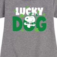 thumbnail image 3 of Peanuts - Snoopy Lucky Dog - Toddler And Youth Girls Fleece Dress, 3 of 6