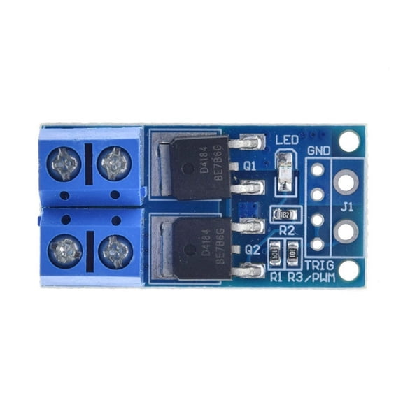 20pcs DC 5V-36V 15A(Max 30A) 400W Dual High-Power MOS Transistor Driving Controller Module PWM Electronic Switch Control Board