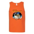 thumbnail image 1 of Wild Bobby, Cute Pug Life Living, Animal Lover, Men Graphic Tank Top, Orange, Large, 1 of 4