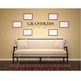 thumbnail image 3 of Grandkids Make Life Grand Wall Letters Vinyl Decal Stickers Wall Art, 23x4.5-inch, Chocolate/Rust Orange, 3 of 5