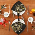 thumbnail image 4 of GZHJMY Soft Reusable Satin Table Decorative Napkins,20x20InX6 PCSRose Gold Glitter Texture,Family Dinner Wedding Banquet, Cocktail Party, Kitchen,Birthday Party, 4 of 7