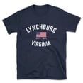 thumbnail image 1 of Lynchburg Virginia Patriot Men's Cotton T-Shirt, 1 of 1