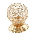 thumbnail image 2 of simhoa Crystal Tea Light Candle /Sparklers Wedding Candelabra Housewarming - Golden,, 2 of 8