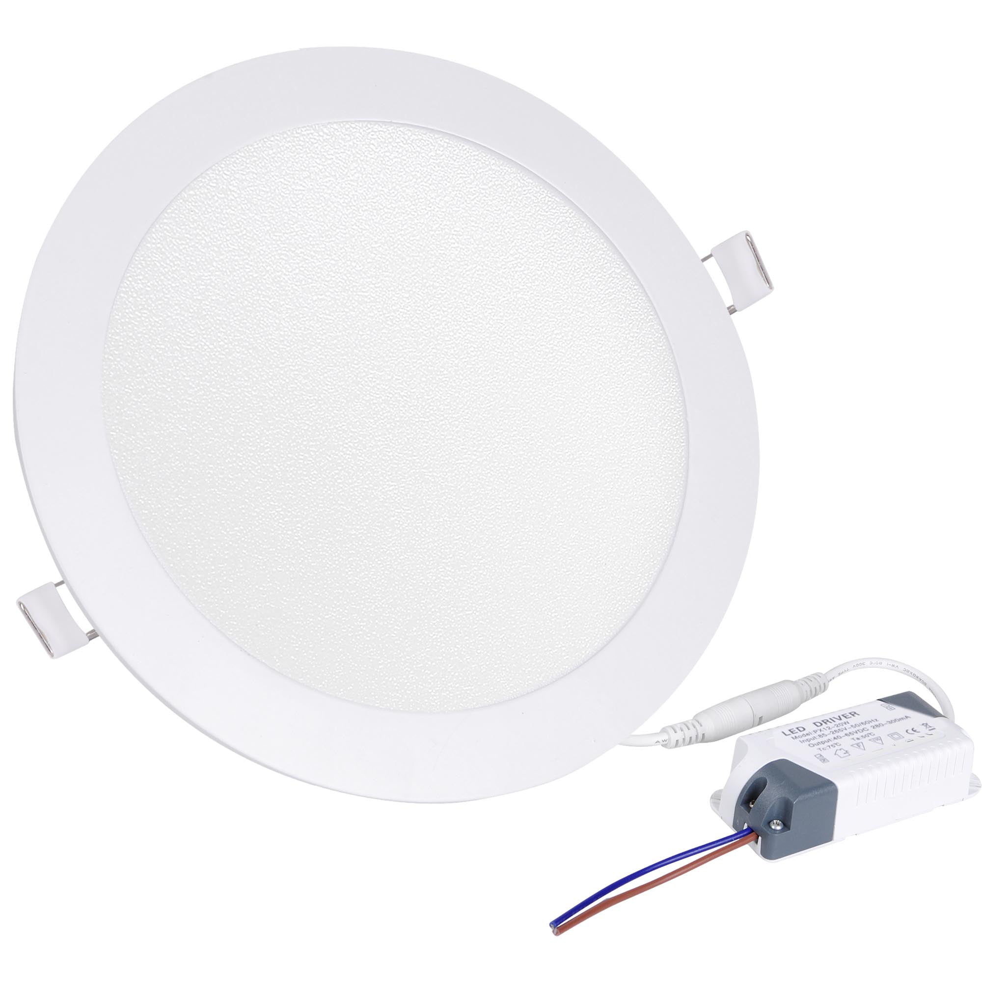 Details about   10 PCS 9W 12W 15W 18W 24W LED Recessed Ceiling Panel Down Lights Lamp Fixture