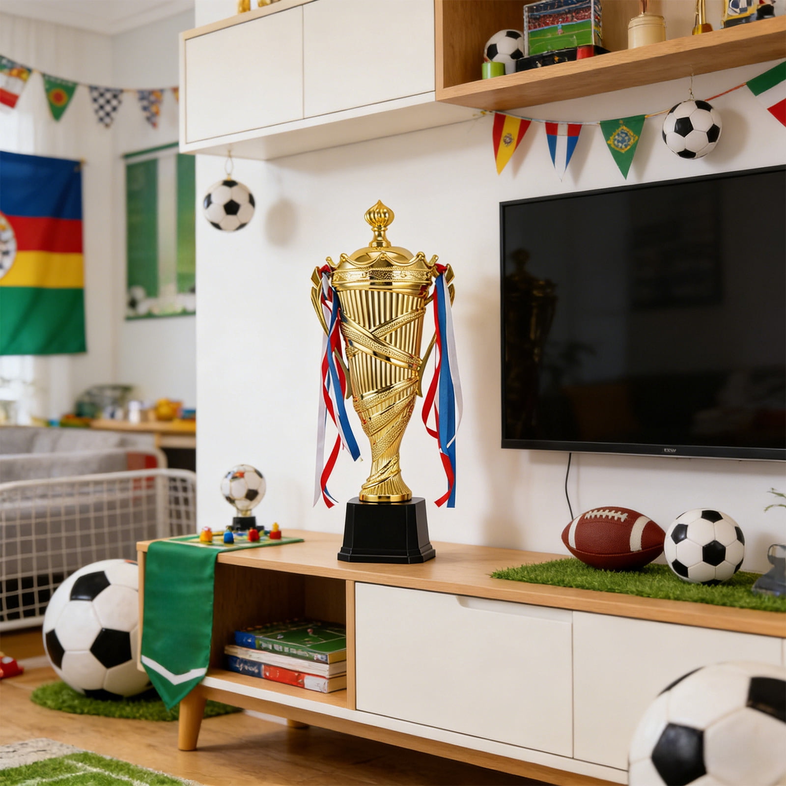 Gold Trophy Cup,Gold Trophy Award Cup for Sports, Tournaments, Competitions,Ceremony Celebration Party Gift