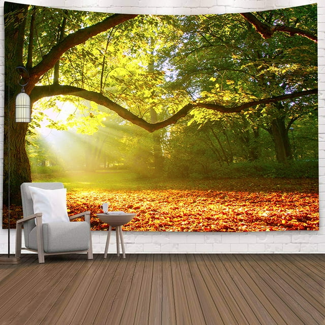 COUTEXYI Tapestry, Wall Hanging Nature Landscape Tapestry for Home ...