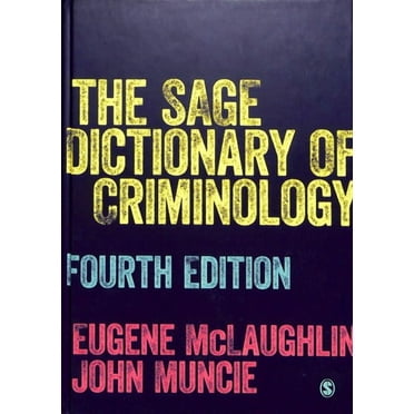 The Sage Dictionary of Criminology (Hardcover)