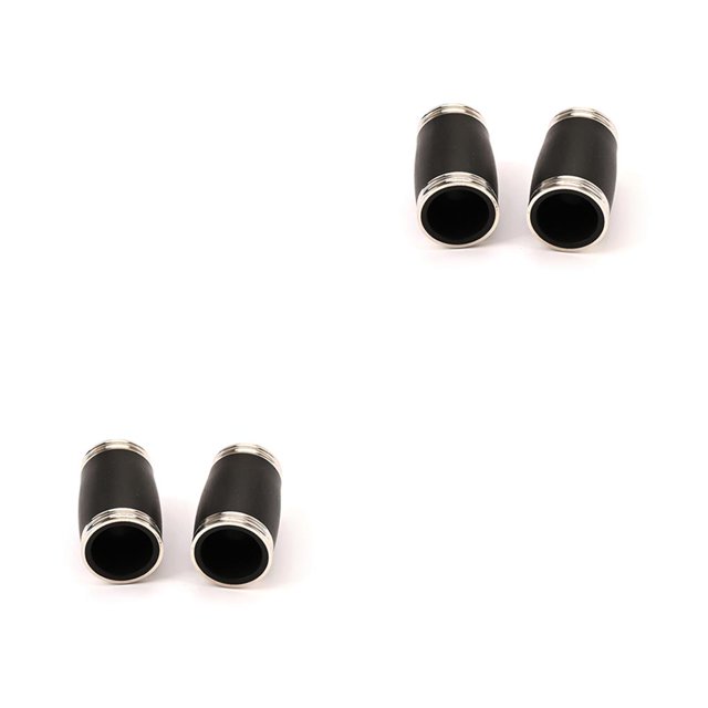 Greeniant Tubo de afinación de clarinete Accesorios de clarinetes profesionales B Tubo plano Instrumento de viento Accesorio Herramienta de reproducción 58mm 2piezas Greeniant CBP311754