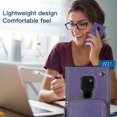 thumbnail image 4 of Funda tipo cartera para Huawei Mate 20 con tarjetero y correa para el hombro para mujer, 4 of 5