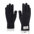 thumbnail image 5 of Guantes de pantalla táctil de doble capa para otoño e invierno, guantes de punto de lana cálidos con jacquard engrosados con forro polar para hombre, 5 of 5