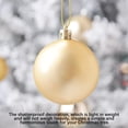 thumbnail image 6 of KCEHTA 24 Pcs Christmas Ball Ornaments, 2.36" Christmas Baubles for Xmas Christmas Tree Plastic Shatterproof Christmas Tree Ball Ornaments for Holiday Wedding Party Decorations, 6 of 7