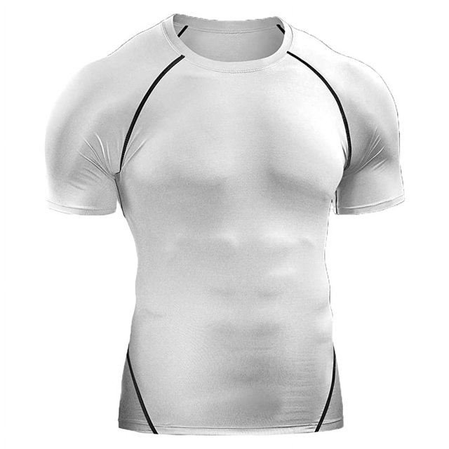 Camiseta de compresión 2025 para hombre, ropa deportiva de verano, camiseta para correr, camisetas deportivas elásticas de secado rápido, camisetas atléticas para entrenamiento en gimnasio para hombr