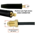 thumbnail image 2 of 26V Series - 200 Amp - Air Cooled - TIG Torch with Valve - 12.5 feet 2-Piece Cable - LC40 Connector, 2 of 6