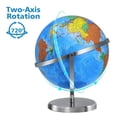 thumbnail image 4 of World Globe BSHAPPLUS de 13 pulgadas con soporte de rotación de 720°, 4 of 6