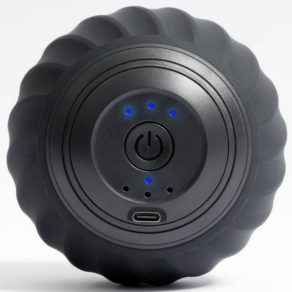 Frost Fit VibePro Pulse - Vibrating Massage Ball Massager - Deep Tissue Therapy Ball with 4 Speeds - Myofascial Release & Pain Relief