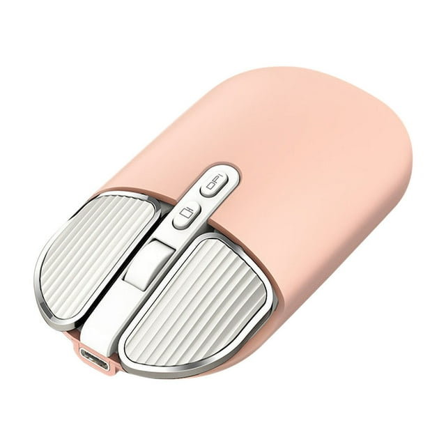 SDNall Wireless Mouse for Laptop and Computer, Cute Design with Dual-Mode Bluetooth and 2.4G Connection, Silent Operation, Adjustable DPI, Portable for Office and Home Use
