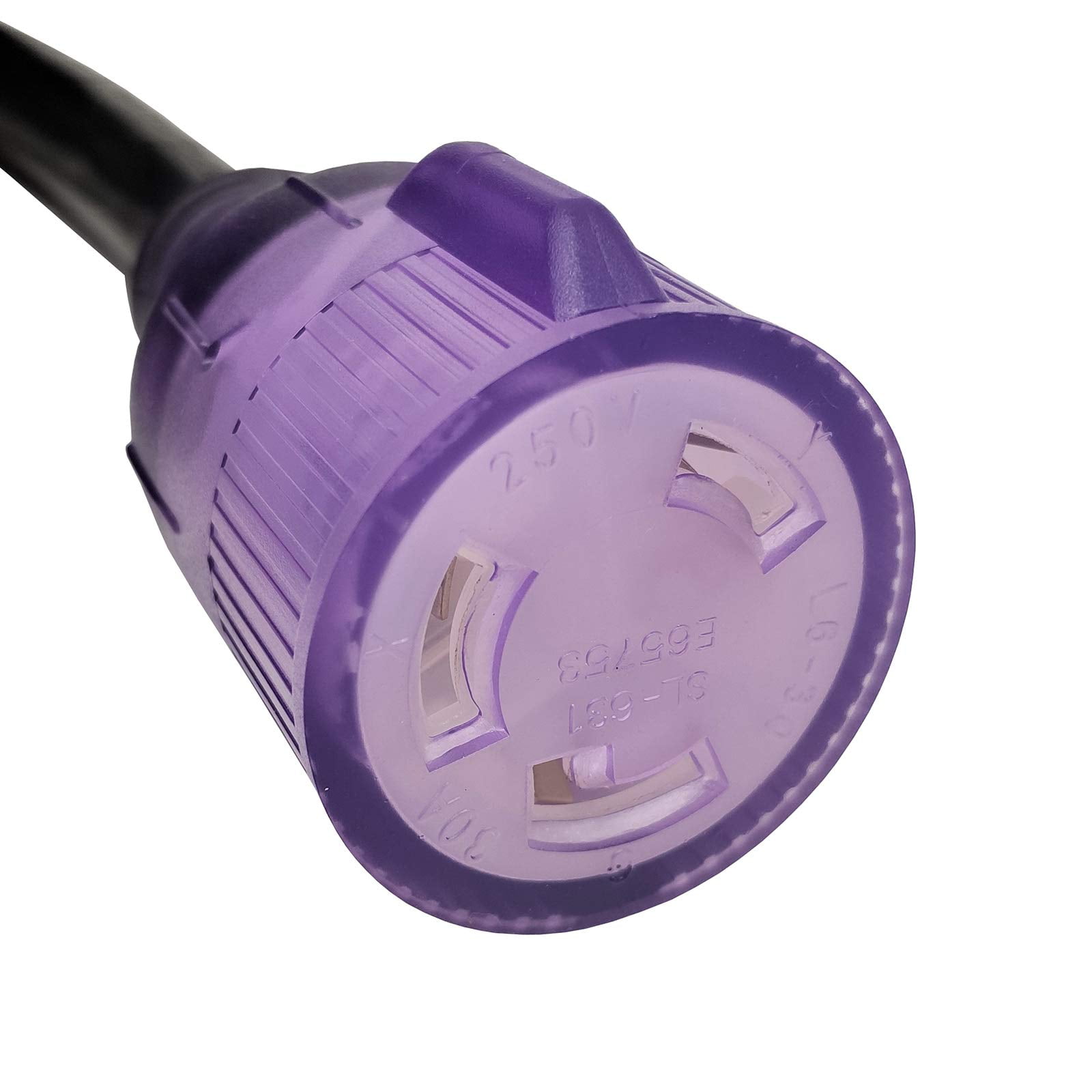Parkworld 885644 NEMA L6-30 Extension Cord, Locking 3-Prong, 30 AMP, 250 Volts, 7500 Watts (50FT)