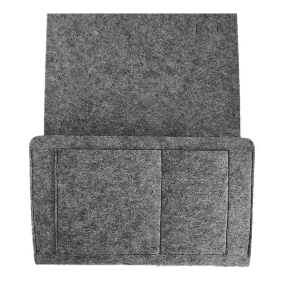 28*22cm Felt Bedside Storage Organizer Caddy Bed Tidy Pocket Bags Pouch Laptop 