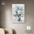 thumbnail image 5 of Ocean Mist Flower Canvas Farmhouse Floral Art by Art Remedy, Silver Frame, 30" x 45", 5 of 7