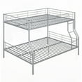 thumbnail image 2 of Full XL over Queen Metal Bedframe, No Box Spring, Silver, Bedroom, 2 of 17