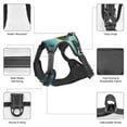 thumbnail image 3 of Vsdgher Paradise Island Pattern Dog Harness,No Pull Pet Harness with Soft Padded Handle,Adjustable Reflective Vest with 2 Buckles,4 Slide Buckles,S-XL X-Large, 3 of 5