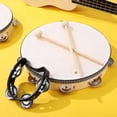 thumbnail image 2 of 1 Set Plastic Tambourine for Experienced Musicians in Shows and Rehearsals, 2 of 8