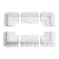 thumbnail image 2 of Solar Panel Mounting 6PCS Solar Panel Roof Corner Bracket   Drill Free ABS Plastic Anti Aging For RV Boat, 2 of 8