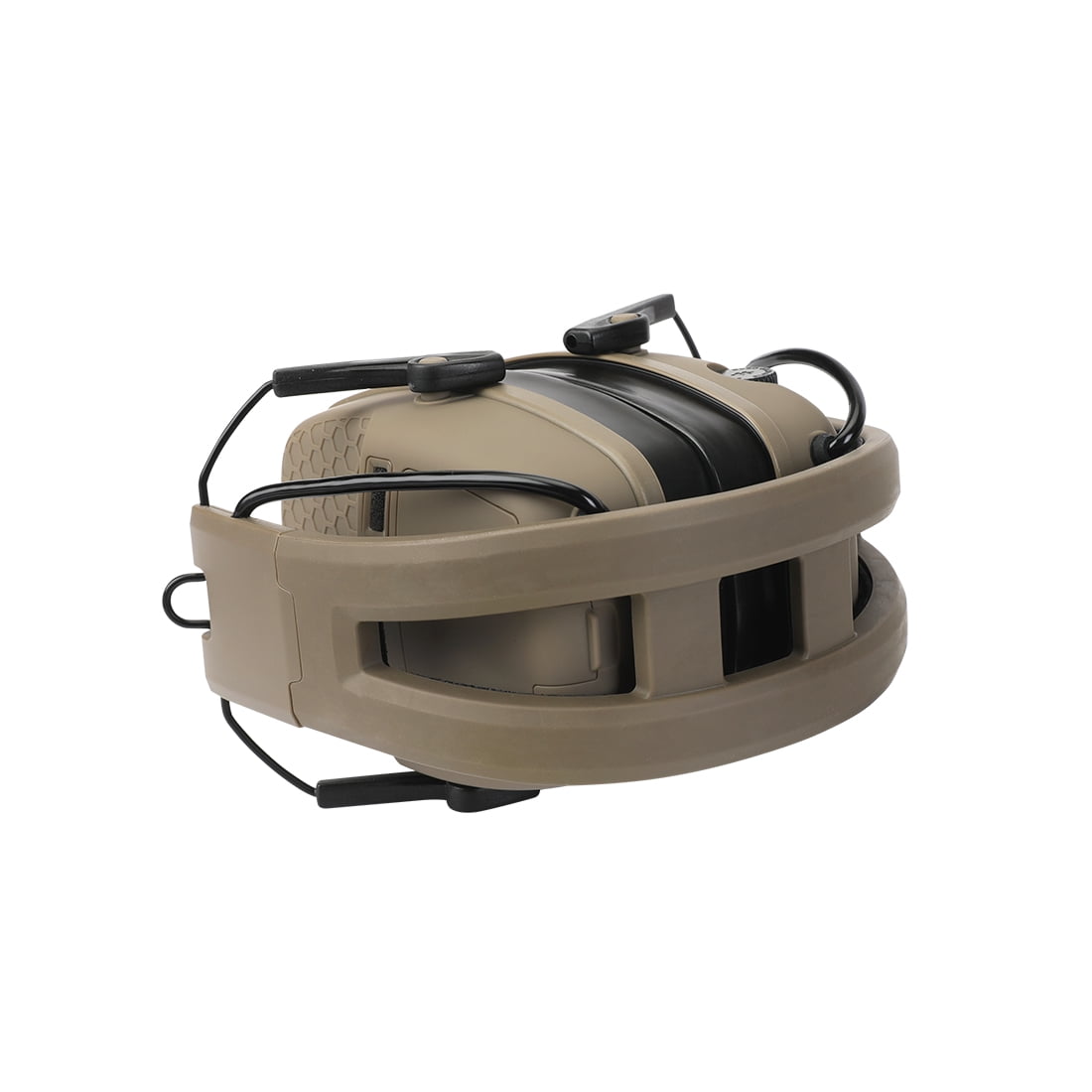 Swiss Tech Klarheit Bluetooth Electronic Hearing Protection, NRR 23 – Dual Power (Battery + Rechargeable), FDE