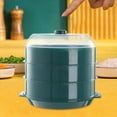 thumbnail image 1 of Vaporera redonda para microondas, utensilios de cocina, olla de cocina, tapa transparente, plato, contenedor de comida para pescado, verduras caseras, , perfecl Vaporizador de microondas, 1 of 8
