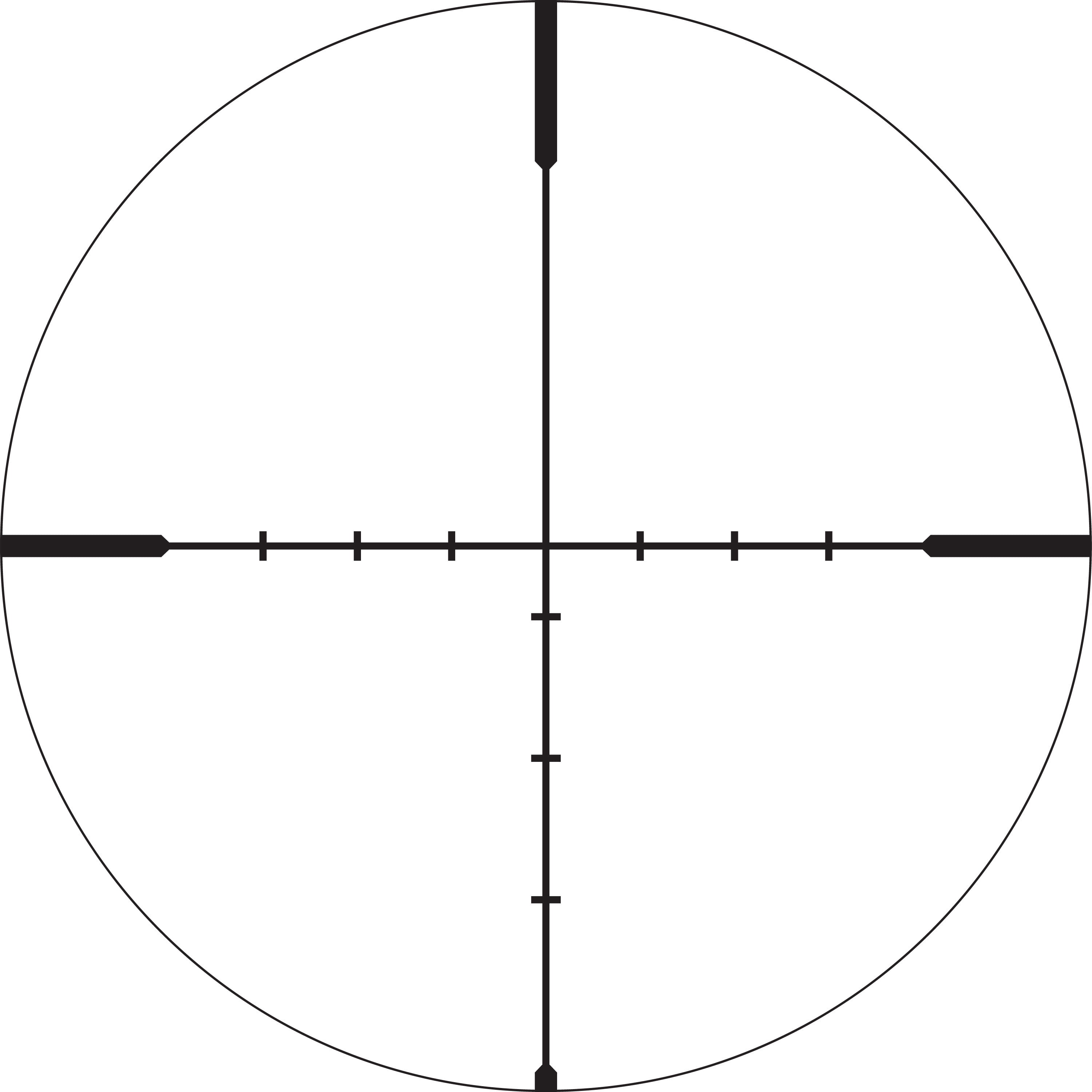 Vortex Optics Diamondback 2-7x35 Rimfire, Second Focal Plane Riflescope - V-Plex Reticle (MOA)