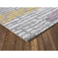 thumbnail image 4 of L'Baiet Alice Grey Striped 5' x 7' Rug, 4 of 5