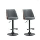 thumbnail image 1 of Set de 2 Bancos de Bar, barra, cocina Ajustables Giratorios | Asiento Acolchado Blanco con Base Negra, 1 of 6
