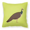 thumbnail image 1 of "Treasures BB7753PW1414 Indian Peahen Peafowl Green Outdoor Canvas Fabric Decorative Pillow, 14"" x 3"" x 14""" Caroline's Treasures BB7753PW1414, 1 of 1